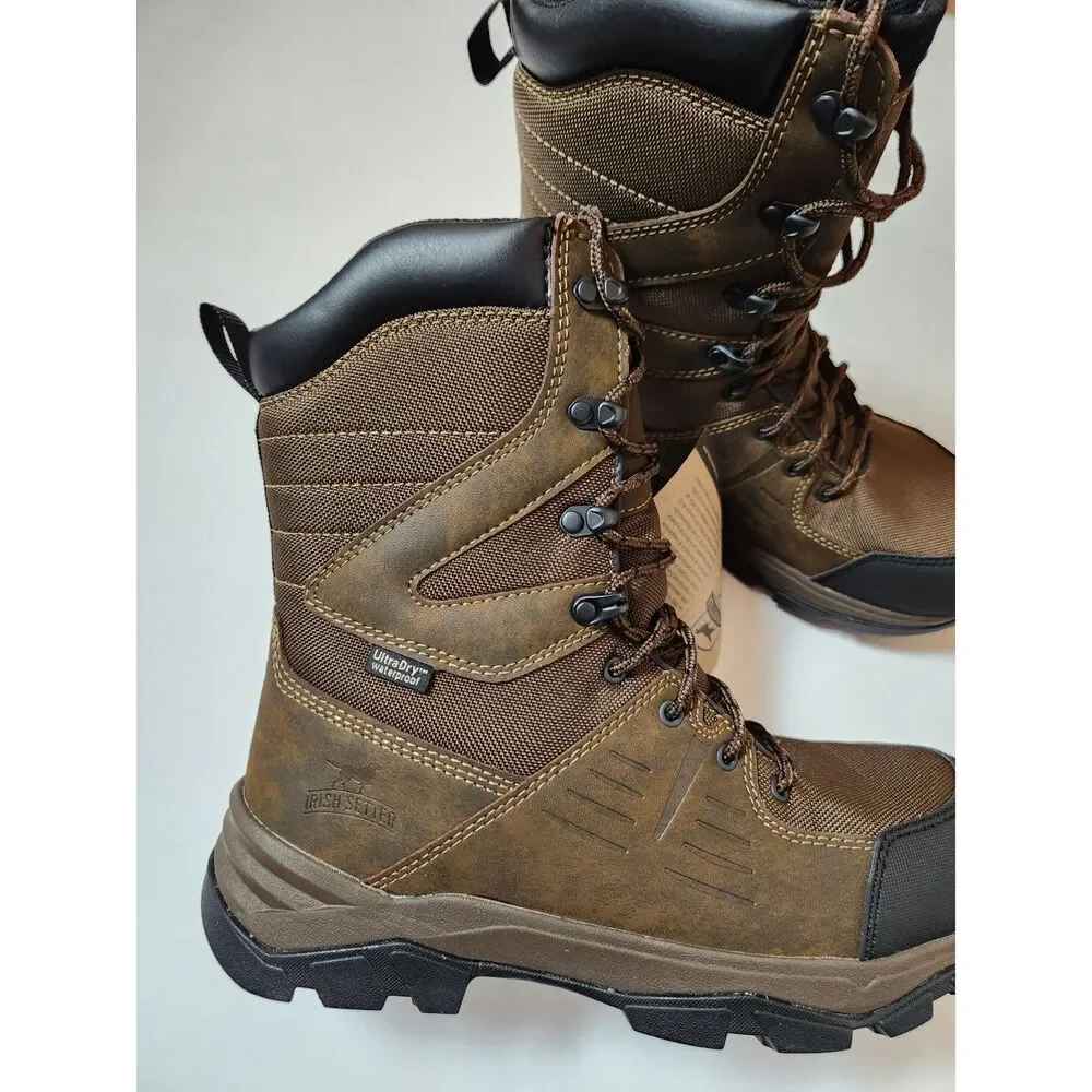 Irish Setter by Red Wing Hunt Terrain Men’s 8.5 Waterproof Boots Brown